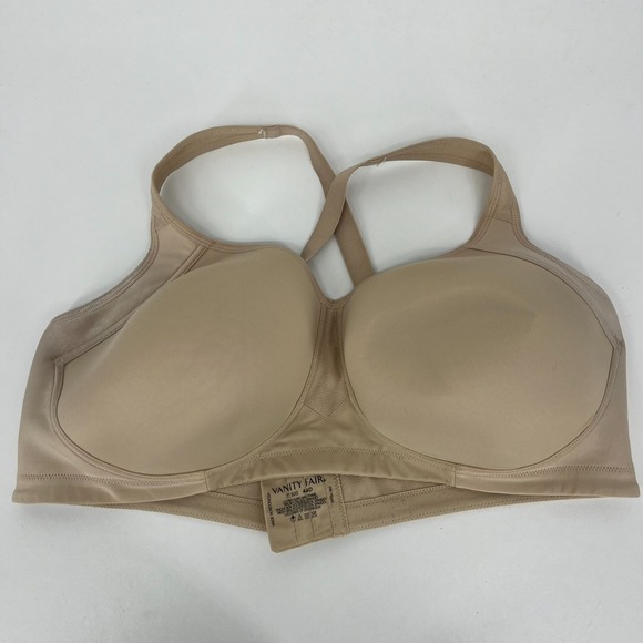 Lot of 3 Vanity Fair Bras Women's Size 44D Beige White Wireless - Picture 8 of 10